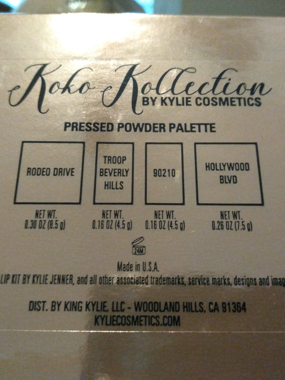 Koko Kollection Pressed Powder Palette by Kylie Cosmetics - NEW - Picture 10 of 11